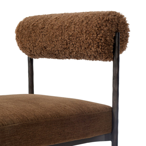 Jazelle Metal Dining Chair - Laughlin Ochre