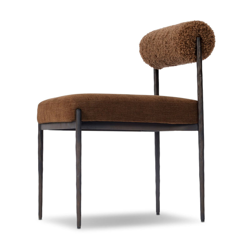 Jazelle Metal Dining Chair - Laughlin Ochre