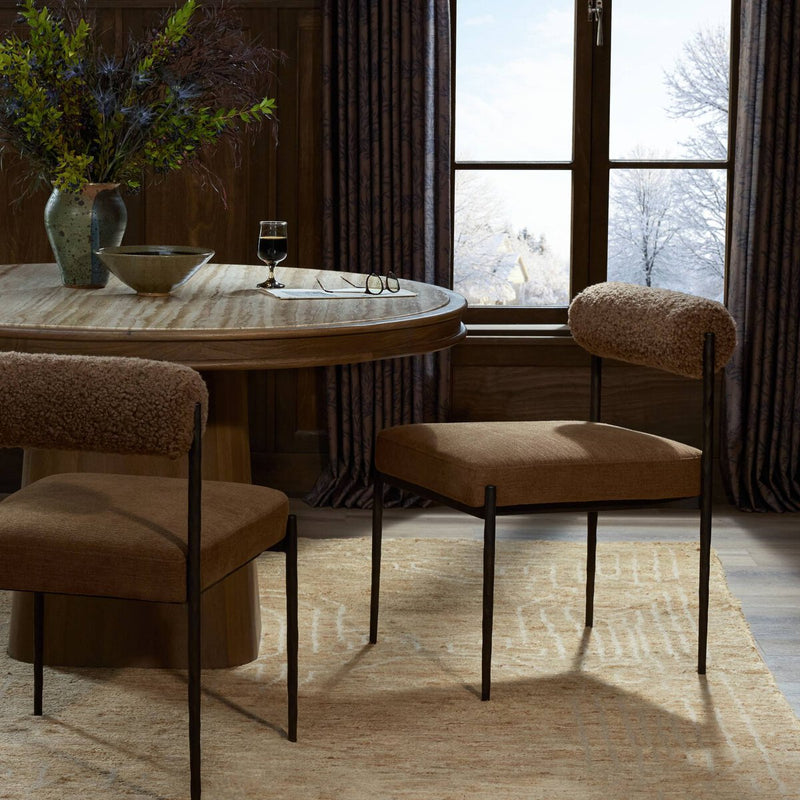 Jazelle Metal Dining Chair - Laughlin Ochre