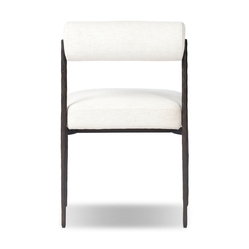 Jazelle Metal Dining Chair - Crypton Nomad Snow