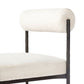 Jazelle Metal Dining Chair - Crypton Nomad Snow