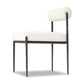 Jazelle Metal Dining Chair - Crypton Nomad Snow