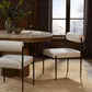 Jazelle Metal Dining Chair - Crypton Nomad Snow