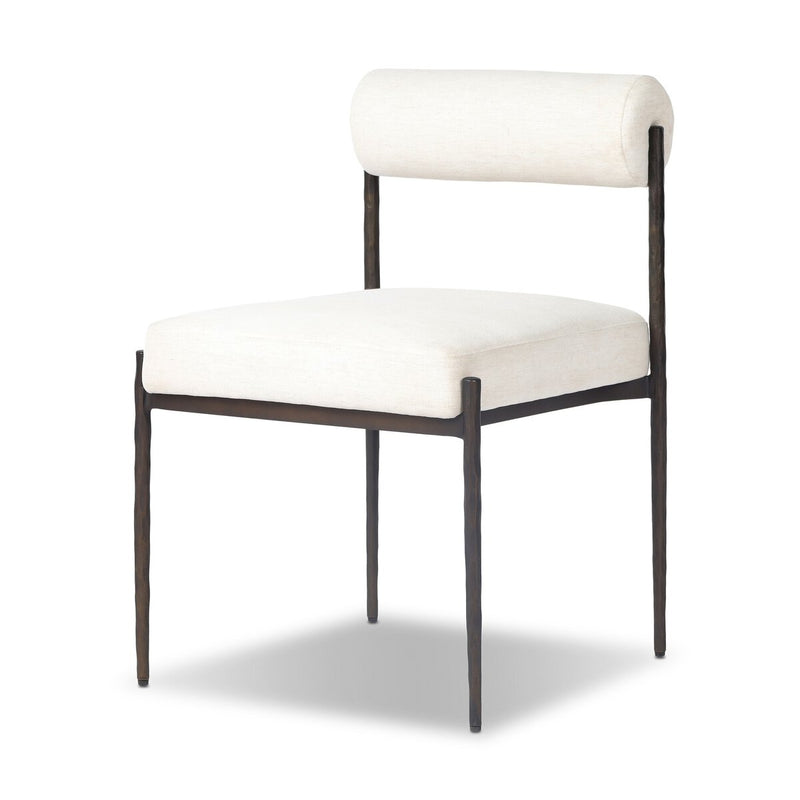 Jazelle Metal Dining Chair - Crypton Nomad Snow