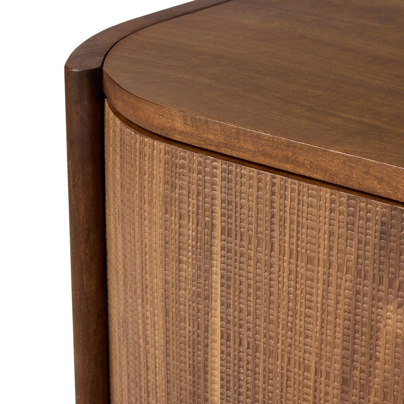 Ames Small Cabinet - Weathered Mango Solid