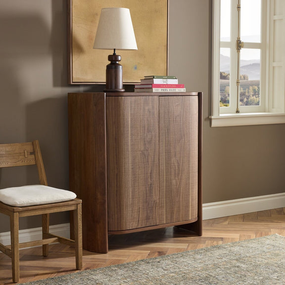 Ames Small Cabinet - Weathered Mango Solid
