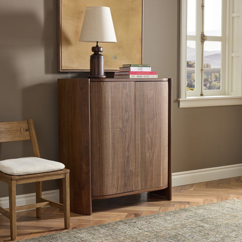 Ames Small Cabinet - Weathered Mango Solid