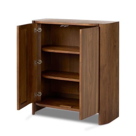 Ames Small Cabinet - Weathered Mango Solid