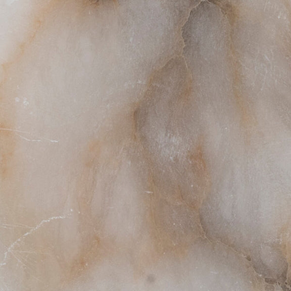 Madera End Table - Natural Cream Onyx