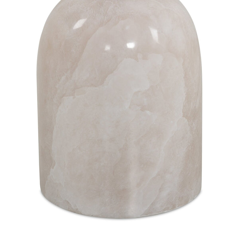 Madera End Table - Natural Cream Onyx