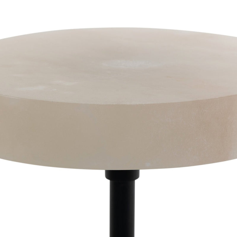 Madera End Table - Natural Cream Onyx