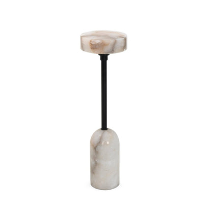 Madera End Table - Natural Cream Onyx