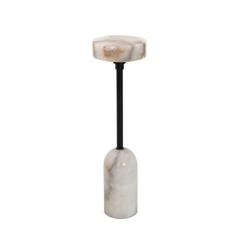 Madera End Table - Natural Cream Onyx