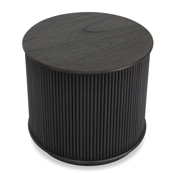 Ona End Table - Smoked Black Mindi Veneer