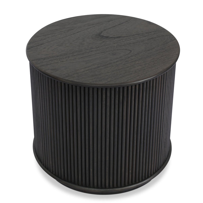 Ona End Table - Smoked Black Mindi Veneer
