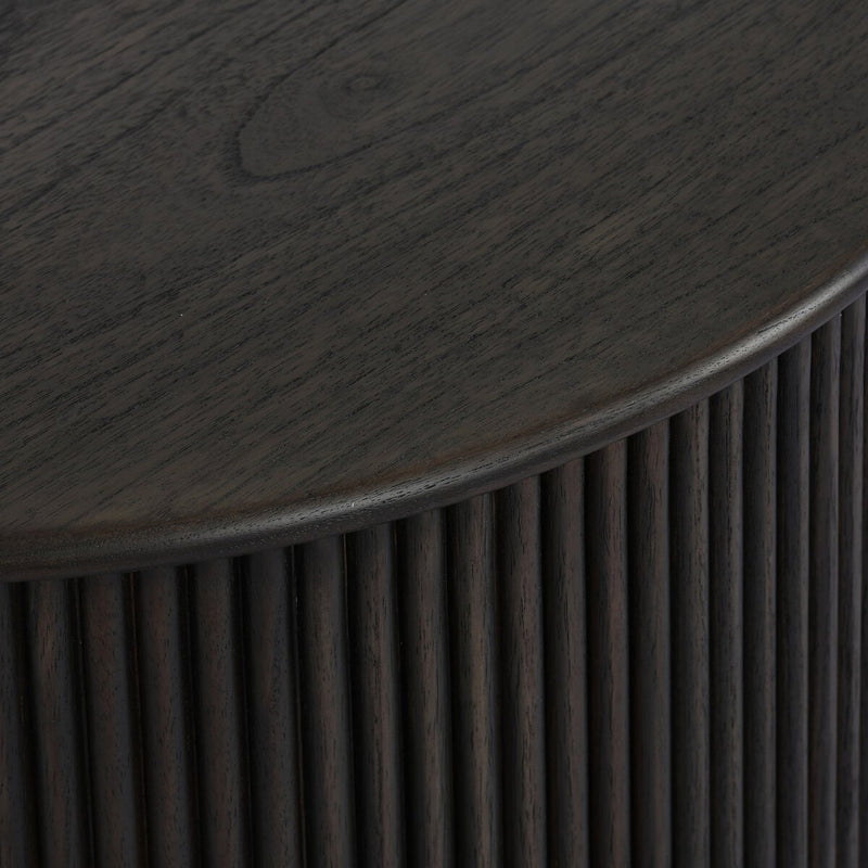Ona End Table - Smoked Black Mindi Veneer