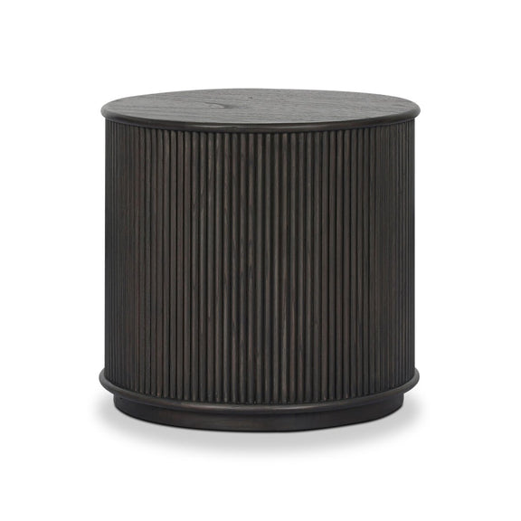 Ona End Table - Smoked Black Mindi Veneer