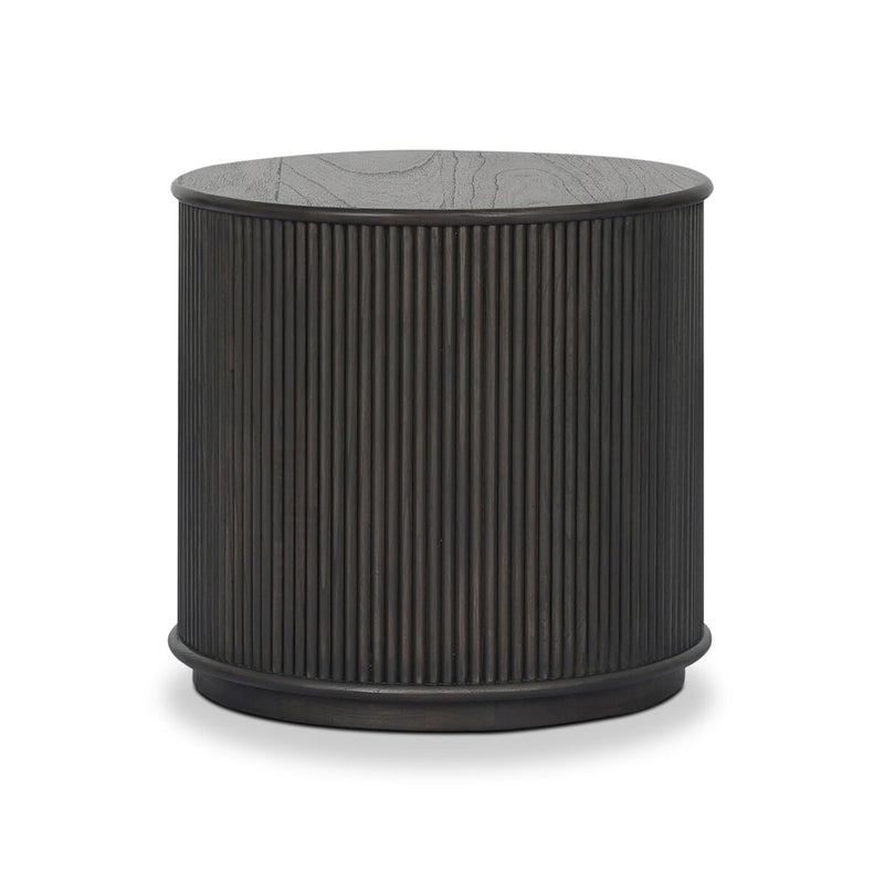 Ona End Table - Smoked Black Mindi Veneer