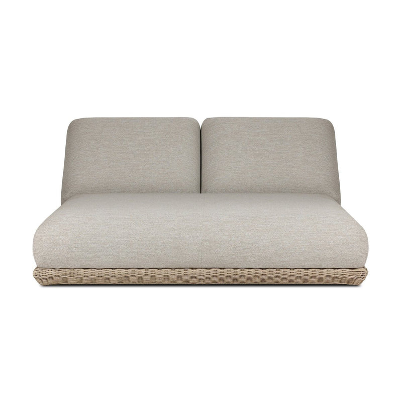 Evander Outdoor Double Chaise