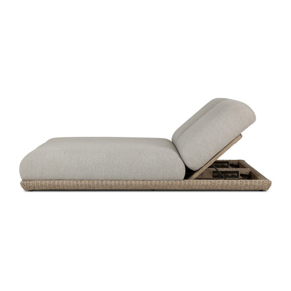 Evander Outdoor Double Chaise