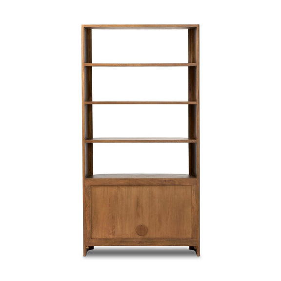 Ames Bookcase - Weathered Mango Solid