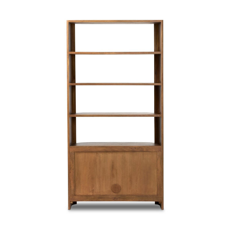 Ames Bookcase - Weathered Mango Solid