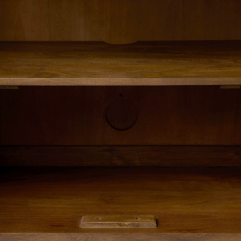 Ames Bookcase - Weathered Mango Solid