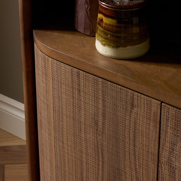 Ames Bookcase - Weathered Mango Solid