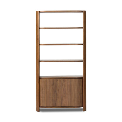 Ames Bookcase - Weathered Mango Solid