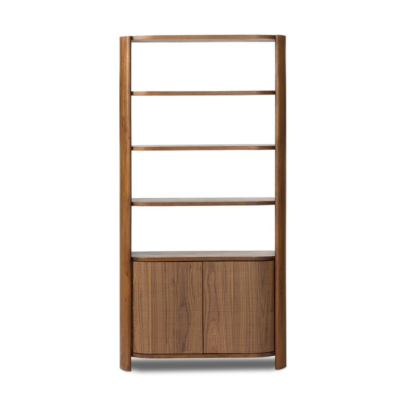 Ames Bookcase - Weathered Mango Solid