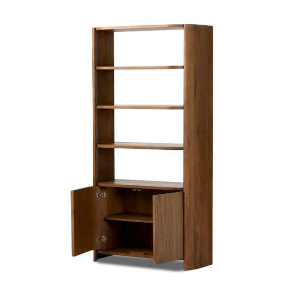 Ames Bookcase - Weathered Mango Solid