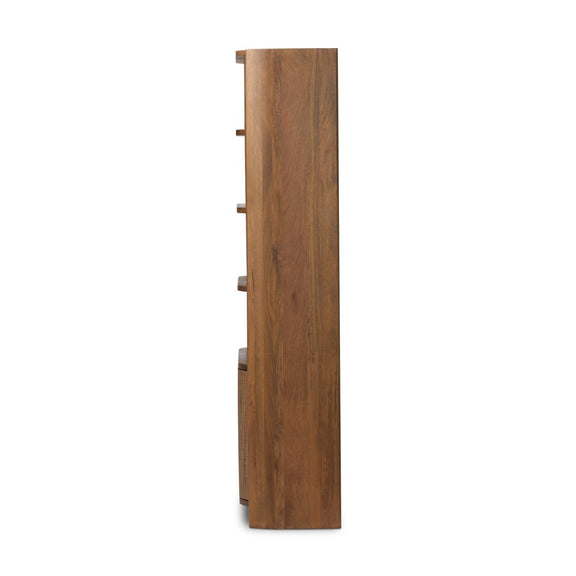 Ames Bookcase - Weathered Mango Solid