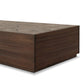 Ridge Outdoor Rectangular  Coffee Table - Stained Saddle Brown-teak Root