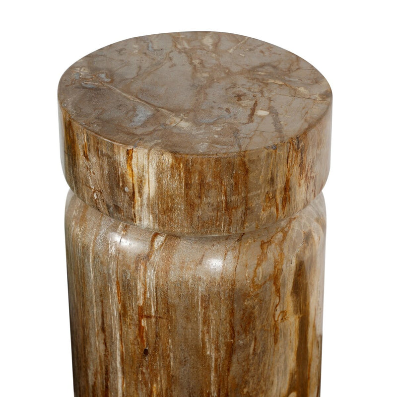 Joi End Table - Light Petrified Wood