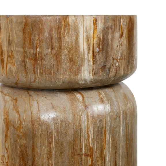 Joi End Table - Light Petrified Wood