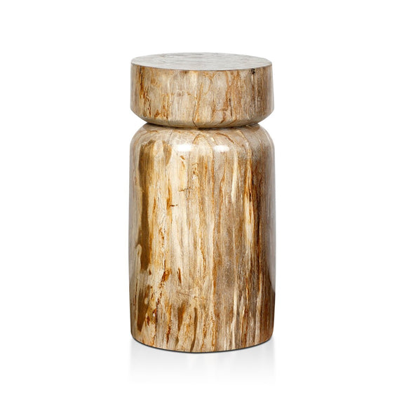 Joi End Table - Light Petrified Wood