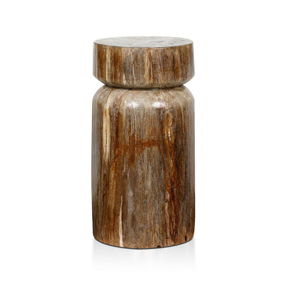 Joi End Table - Light Petrified Wood