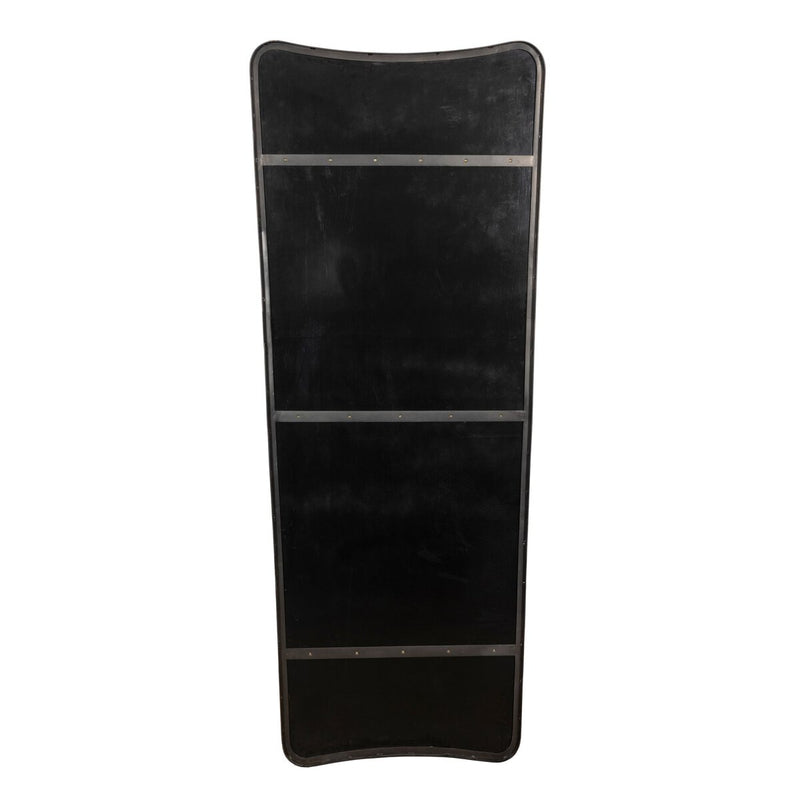Hamza Floor Mirror - Dark Antique Iron