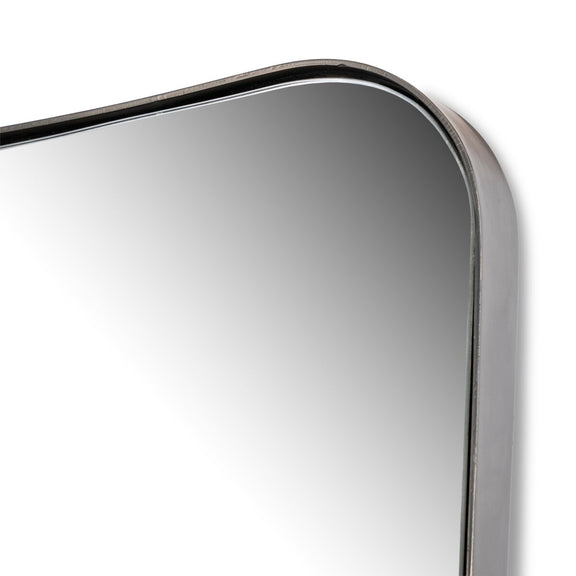Hamza Floor Mirror - Dark Antique Iron