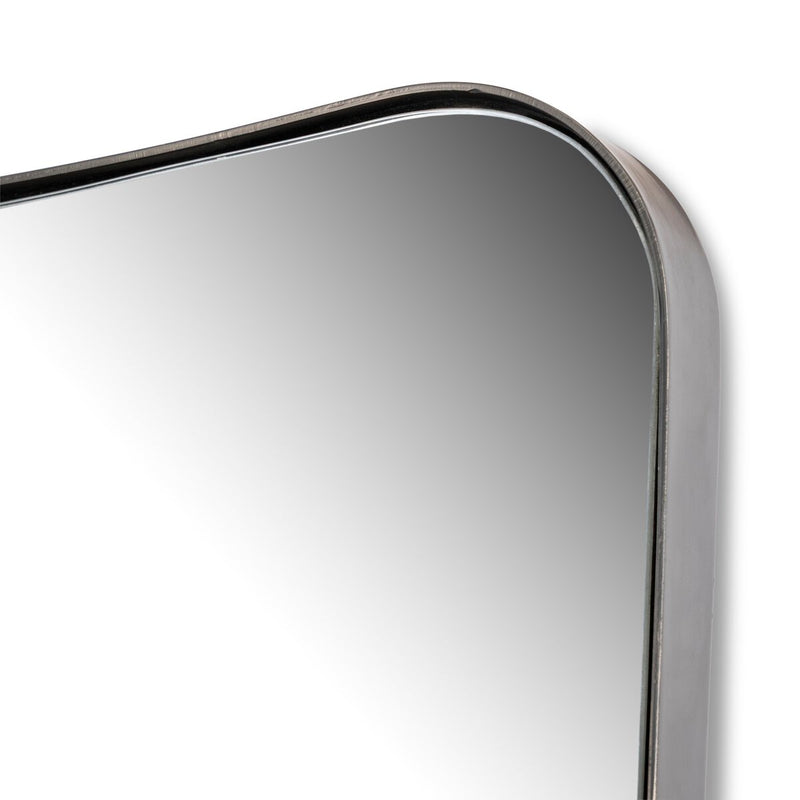 Hamza Floor Mirror - Dark Antique Iron