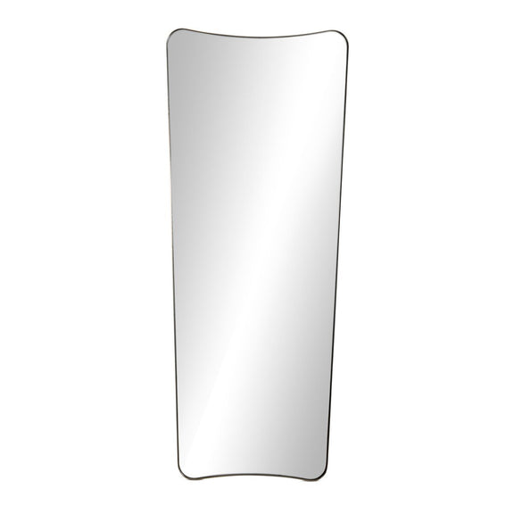 Hamza Floor Mirror - Aged Brass Iron