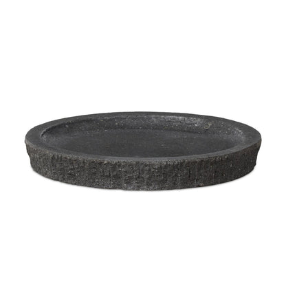 Varro Bowl - Chiseled Black Lavastone