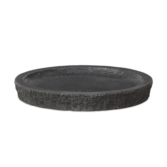 Varro Bowl - Chiseled Black Lavastone