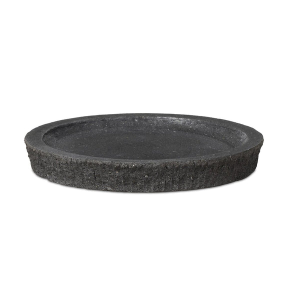 Varro Bowl - Chiseled Black Lavastone