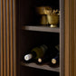 Radner Bar Cabinet - Brown Oak Veneer