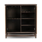 Radner Bar Cabinet - Brown Oak Veneer