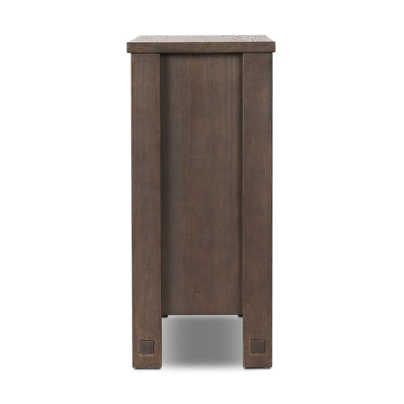 Radner Bar Cabinet - Brown Oak Veneer