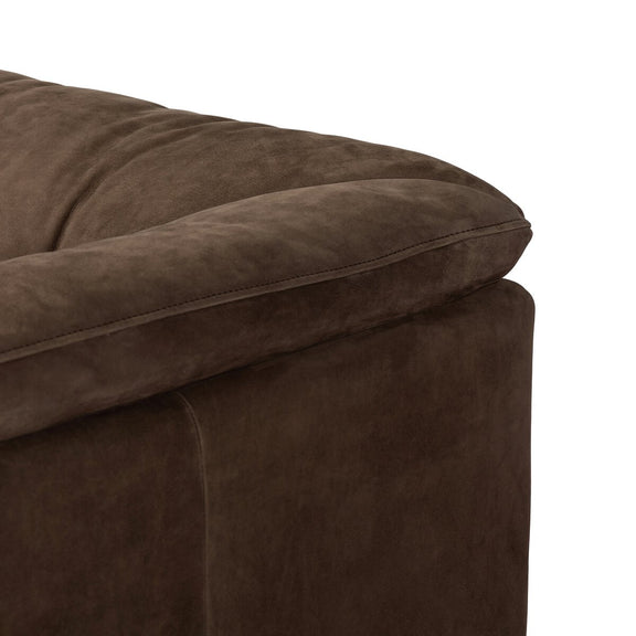 Santino Swivel Chair - Nubuck Cigar