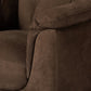 Santino Swivel Chair - Nubuck Cigar