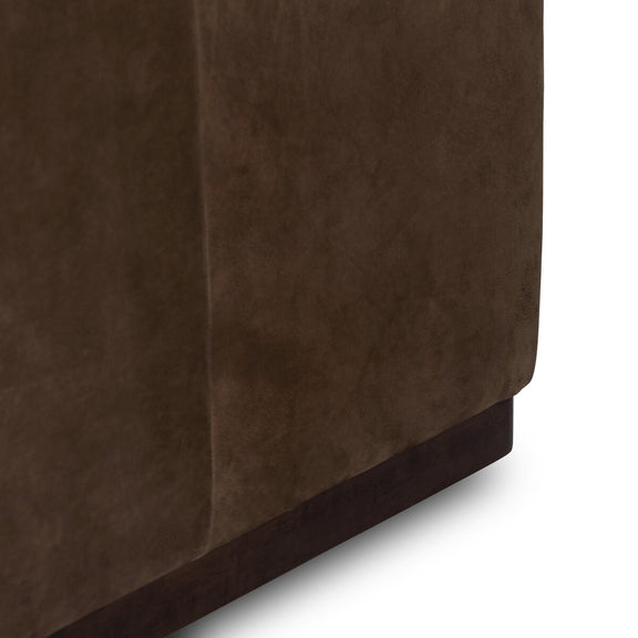Santino Swivel Chair - Nubuck Cigar